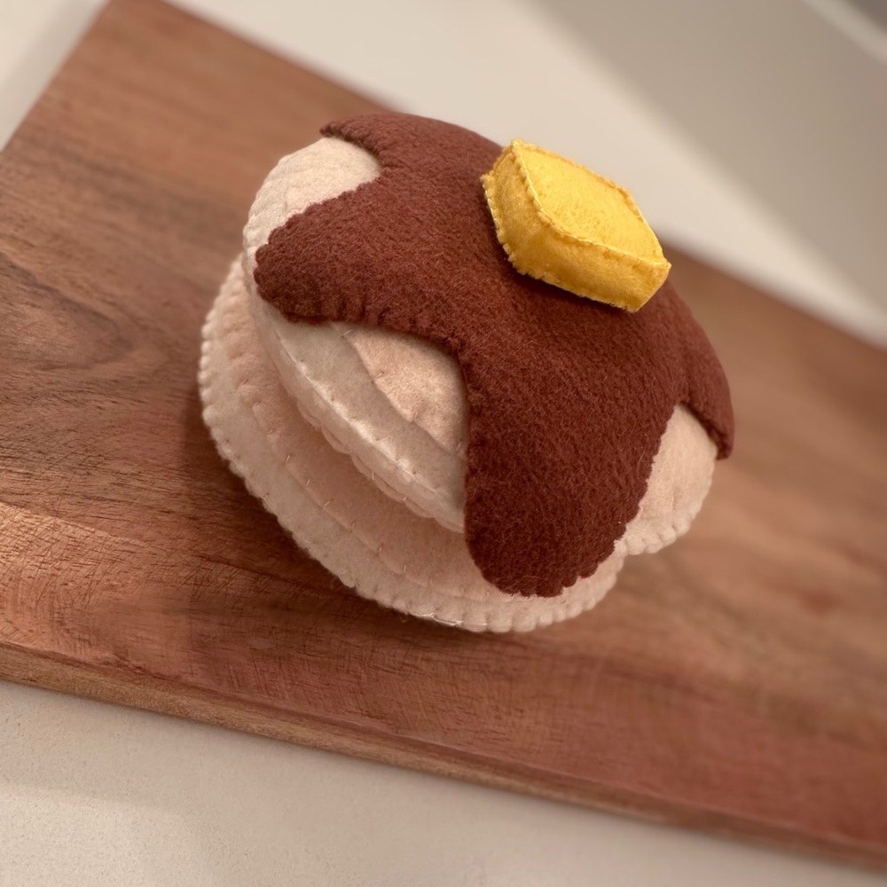 Hand Sewn Pancake & Toppings Set